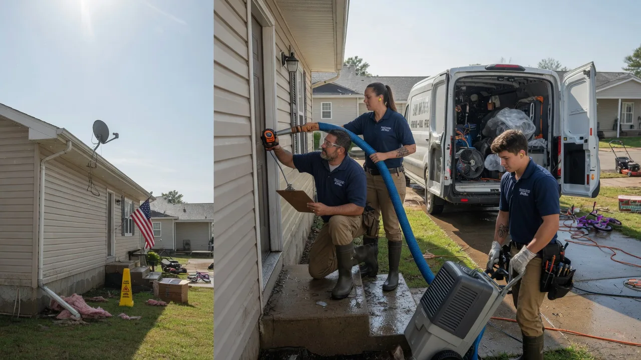 Ceiling Water Damage Restoration in Janesville, MN near me